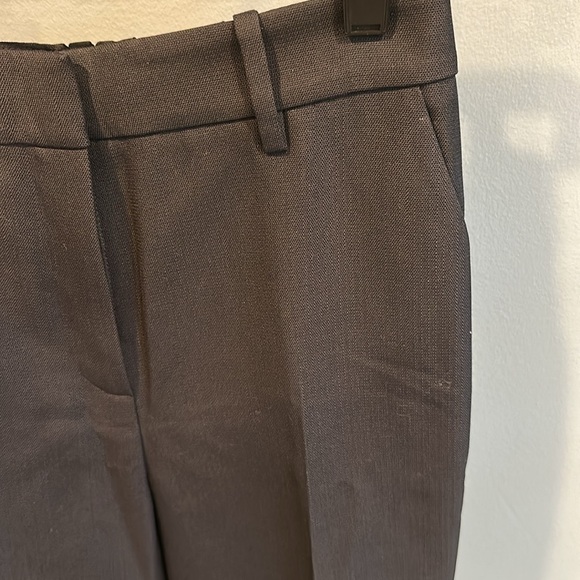 The Fold Navy Clever Crepe Tavira Slim-Leg Trousers 2 Wool - Picture 5 of 7